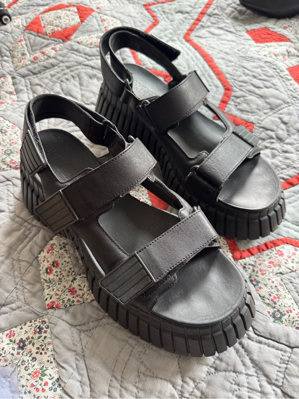 Camper BCN black platform sandals - Picture 7 of 7
